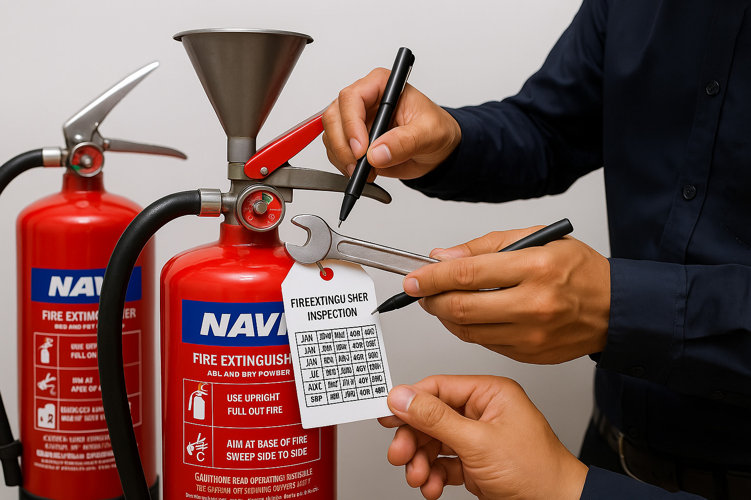 Fire extinguisher service